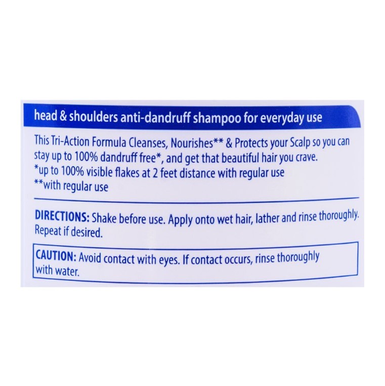 Head & Shoulders Silky Black Anti-Dandruff Shampoo 1000ml